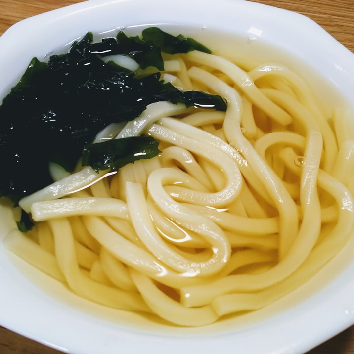 手抜きの極み 白だしうどん